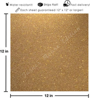 Vinilo de brillo dorado antiguo, hojas de 12.0 x 12.0 in, vinilo adhesivo transparente con purpurina para Maker, Explore, Silhouette Cameo + Bonus 12x12 ópalo dorado exclusivo por StyleTech x Turner Moore (oro antiguo, 5 unidades) - Arteztik
