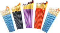 SKKSTATIONERY Juego de pintura para tela, 10 pinceles de pintura y paleta de metal y 12 colores de tela de pintura. - Arteztik
