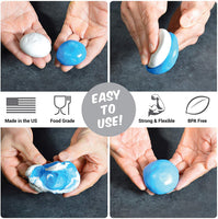Silicona de plástico – DIY molde de silicona Kit de hacer, Super fácil 1:1 mezcla molde masilla, 3/4 libras, hace fuertes moldes de silicona reutilizables, grado alimenticio, no tóxico - Arteztik
