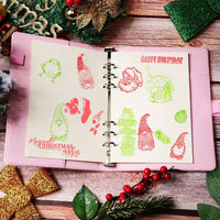 6 hojas de sellos de silicona transparente para Navidad, decoración de Navidad, ciervos, invierno, maravillas, álbumes de recortes, para hacer tarjetas, álbum de fotos - Arteztik
