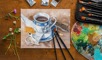 Juego de pinceles de pintura Daco Clarity 15 piezas+1, pinceles de arte con paleta de cuchillos, esponja de pintura y estuche de organización estable, se puede utilizar como pinceles de pintura acrílica, pinceles de pintura al óleo o pinceles de acuarela - Arteztik

