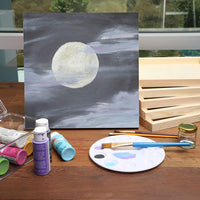 Tableros para paneles de pintura de madera (12 pulgadas, 6 unidades) - Arteztik
