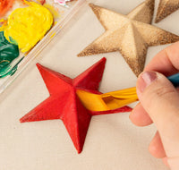 Estrellas de madera para manualidades, recortes de estrella (2.9 x 2.9 x 0.5 in, 12 piezas) - Arteztik
