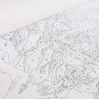 Likeyfactory - Kit de pintura por números para adultos y niños sobre lienzo con pinceles de pintura acrílica de color para dibujar DIY, pintura de calidad prémium, flores Bigleaf Hydrangea 16 x 20 pulgadas - Arteztik

