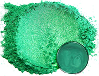 Pigmento en polvo de Mica "té verde" (1.76 oz), aditivo multiusos para manualidades y manualidades, carpintería, bombas de baño naturales, resina, pintura, epoxi, jabón, esmalte de uñas, bálsamo de labios (té verde, 1.76 oz). - Arteztik
