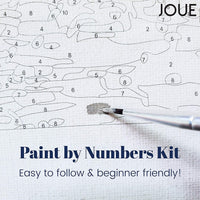 Joue Kit de pintura por números para adultos, kit de pintura acrílica DIY en lienzo de 16.0 in de ancho x 20.0 in de largo (rosa peonía flores en jarrón) - Arteztik
