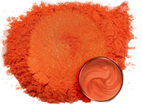 Eye Candy Mica Pigmento en polvo "Shibuya Orange" (1.76 oz) multiusos DIY Artes y Artesanías Aditivo | carpintería, epoxi, resina, bombas de baño naturales, pintura, jabón, esmalte de uñas, bálsamo labial (Shibuya Orange, 50 G) - Arteztik
