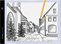 A4 Ultra Fina Caja De Luz Portátil USB LED Caja de luz Tracer Power LED Artcraft Tracing Pad de Luz para Artistas, dibujo, bosquejar, animación. - Arteztik
