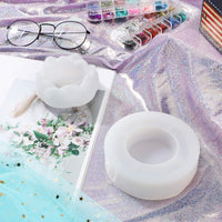 3 moldes de resina para velas de flor de loto, forma cuadrada, molde de silicona para manualidades, joyas, para hacer suministros de decoración del hogar - Arteztik
