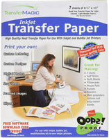 Papel de transferencia de chorro de tinta mágica-8-1/2 X11 7/Pkg - Arteztik
