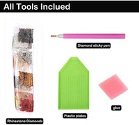 Kit de pintura NEILDEN 5D de diamantes, para adultos, para trabajos manuales, pintura de bordado con diamantes de imitación, pintura de punto de cruz, manualidades para decorar la pared del hogar, 30x40 cm - Arteztik
