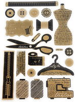 PaperPassion - Pegatinas para álbumes de recortes, diseño de punto en el tiempo, 20 unidades - Arteztik
