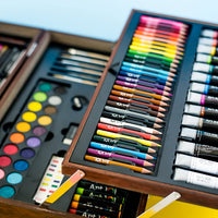 Art 101 caja de madera para artistas (215 útiles). - Arteztik
