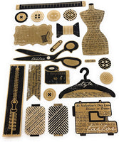 PaperPassion - Pegatinas para álbumes de recortes, diseño de punto en el tiempo, 20 unidades - Arteztik

