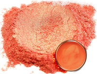 Eye Candy Mica Pigmento en polvo "Shibuya Orange" (1.76 oz) multiusos DIY Artes y Artesanías Aditivo | carpintería, epoxi, resina, bombas de baño naturales, pintura, jabón, esmalte de uñas, bálsamo labial (Shibuya Orange, 50 G) - Arteztik

