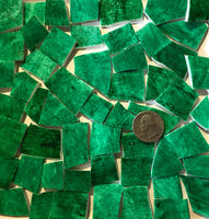 Mosaico Arte y Artesanía Suministros HP Pintado a Mano Reciclado Roto Plato Azulejos Agua Verde HP53 - Arteztik
