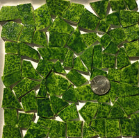 Mosaico Arte y Artesanía Suministros HP Pintado a Mano Reciclado Roto Plato Azulejos Agua Verde HP53 - Arteztik
