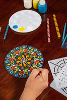 Krafty Bobafty Mandala Dotting Tools Set - 28 piezas de rocas de pintura, juego de arte de calidad Stylus Craft, diseños de pintura en plantillas redondas (incluidas), así como pintura y lienzos de cualquier forma o tamaño. - Arteztik
