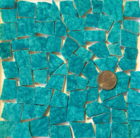 Mosaico Arte y Artesanía Suministros HP Pintado a Mano Reciclado Roto Plato Azulejos Agua Verde HP53 - Arteztik

