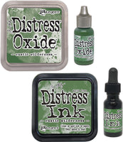Tim Holtz Distress Rustic Wilderness Noviembre 2020 Liberación, almohadilla de tinta de óxido de angustia y reinker de óxido, almohadilla de tinta de emergencia y reinker, paquete de 4 artículos - Arteztik
