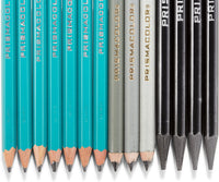 Prismacolor Premier - Lápices de grafito con gomas de borrar y sacapuntas, 18 piezas - Arteztik
