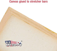 US Art Supply – Mini lienzo estirado cuadrado imprimado de 9.67 oz, surtido de 8 lienzos cuadrados – 1.0 in, 2.0 in, 2.0 in, 2.0 in, 3.0 in, 3.0 in, 3.0 in, 3.7 in, 4.0 in - Arteztik
