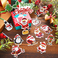 32 piezas de Navidad diamante pintura llavero Navidad diamante pegatina 5D DIY diamante pintura llavero kit rhinestone mosaico fabricación completo taladro diamante colgante para Navidad artes artesanías - Arteztik
