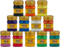 Flash Premium - Juego de 12 pinturas acrílicas iridiscentes metálicas, 1.7 fl oz, altamente pigmentadas y resistentes a la decoloración, no tóxicas, pintura multisuperficie para artistas, pintores y niños - Arteztik
