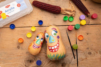 Juego de pintura acrílica para niños, 25 colores de 0.7 onzas líquidas (0.7 fl oz/tarro), kit de pintura acrílica con caja de almacenamiento, se puede utilizar para pintura de roca, como pintura de madera o pintura de dedos, suministros escolares para art - Arteztik
