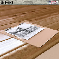 US Art Supply Tabla de dibujo para artistas, con manija, de 18 x 18 pulgadas, ideal para salón de clases, estudio, o uso libre. - Arteztik
