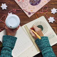 Ultimate Productivity Stencil Set for Dotted Journals - Time Saving Planner Accessories/Supplies Kit Makes Creating Layouts Easy - Incl. Bullet Point Checklists, Daily/Weekly/Monthly Calendars - Arteztik
