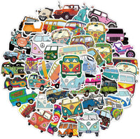 Ukiyoe - Pegatinas de ondas (50 unidades), diseño de olas de surf de estilo japonés, para ordenador portátil, botella de agua, coche, monopatín, cuaderno, perfecto para niños, adolescentes, estudiantes, ukiyoe Wave - Arteztik
