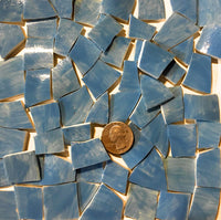 Mosaico Arte y Artesanía Suministros HP Pintado a Mano Reciclado Roto Plato Azulejos Agua Verde HP53 - Arteztik
