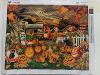 Kit de pintura de diamantes 5D TOCARE para adultos y niños, día de Halloween, 19.7 x 15.7 in - Arteztik
