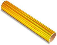 TECKWRAP Vinilo brillante holográfico de arcoíris y oro rosa cromado, 1 pies x 5 pies - Arteztik
