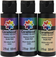 Delta Ceramcoat - Kit de pintura brillante en la oscuridad - Arteztik
