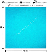 Turner Moore Edition - Cinta adhesiva reflectante de vinilo azul de 12.0 x 12.0 in para crickut, manualidades, pegatinas, calcomanías, carteles, bicicletas, cascos, direcciones, buzones, despegar y pegar (3 unidades) - Arteztik
