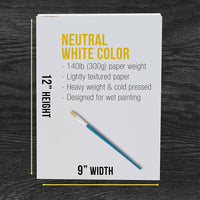 U.S. Art Supply - Tabla de dibujo de madera ajustable de 18.0 in de ancho x 14.1 in (A3) con 2 paquetes de 9.0 in x 12.0 in de ancho x 12.0 in de altura para pintar acuarelas - Arteztik
