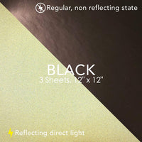 Turner Moore Edition - Cinta de vinilo reflectante (12.0 x 12.0 in), color negro - Arteztik
