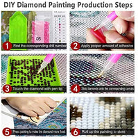 Kit de pintura NEILDEN 5D de diamantes, para adultos, para trabajos manuales, pintura de bordado con diamantes de imitación, pintura de punto de cruz, manualidades para decorar la pared del hogar, 30x40 cm - Arteztik
