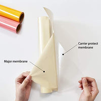 KENICUT PU transferencia de calor adhesivo rollo de vinilo 100.1 x 11.5 ft para camiseta DIY (azul)
