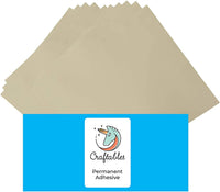 Craftables Hojas de vinilo adhesivo permanente de 12 x 12 pulgadas - Arteztik
