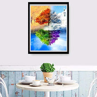 Halloween Decorations DIY 5D Diamond Painting by Number Kits Full Drill Rhinestone Pictures Painting Arts Craft for Home Wall Decor (12” x 10”,Halloween Pumpkin) - Arteztik

