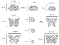 Plantillas de metal con diseño de corona de árbol de Navidad, herramienta de repujado para álbumes, tarjetas de papel, álbumes de recortes, manualidades (ramas de árbol y pino) - Arteztik
