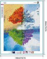 Halloween Decorations DIY 5D Diamond Painting by Number Kits Full Drill Rhinestone Pictures Painting Arts Craft for Home Wall Decor (12” x 10”,Halloween Pumpkin) - Arteztik
