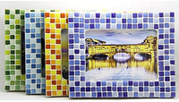 F Fityle 250 piezas de muchos colores cuadrados azulejos de mosaico de vidrio para hacer mosaico artesanía, multicolor - Arteztik

