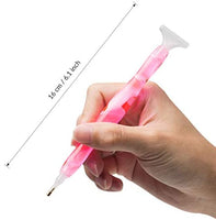 Bolígrafo de resina pintado a mano con diamantes, bordado de diamantes 5D bricolaje, hecho a mano, bolígrafo perforador de diamantes de fantasía, herramienta para coser y arte de uñas - Arteztik
