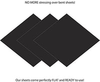 Vinilo permanente de 12.0 in x 12.0 in, 5 paquetes de vinilo brillante para interior y exterior, con reverso adhesivo en acabado brillante para silueta y crricut para hacer monogramas pegatinas y letras. - Arteztik
