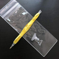 Bolígrafo de resina pintado a mano con diamantes, bordado de diamantes 5D bricolaje, hecho a mano, bolígrafo perforador de diamantes de fantasía, herramienta para coser y arte de uñas - Arteztik
