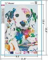 Halloween Decorations DIY 5D Diamond Painting by Number Kits Full Drill Rhinestone Pictures Painting Arts Craft for Home Wall Decor (12” x 10”,Halloween Pumpkin) - Arteztik
